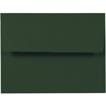 A2 Invitation Envelopes (4 3/8 x 5 3/4) - Dark Green 28lb