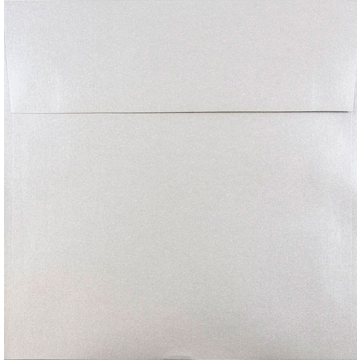 8 1/2 x 8 1/2 Square Envelopes - Silver Metallic 32lb