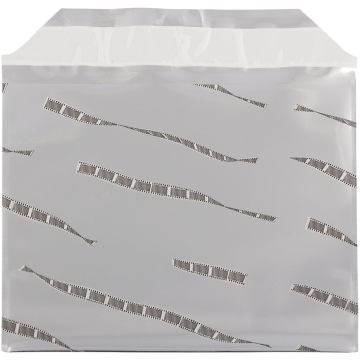 5 x 6 1/8 Invitation Envelopes with Peel & Seal - Silver Foil 32lb