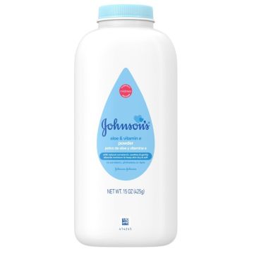 Baby Powder 15 oz. Fresh Scent Bottle with Dispensing Cap Cornstarch / Aloe / Vitamin E