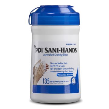 Sani-Hands ALC Alcohol Unscented Antiseptic Hand Wipe 135 Count by Professional Disposables - 100 Count Ethyl Alcohol Wipe Individual Packet