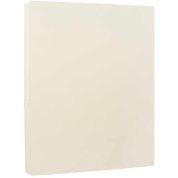 8 1/2 x 11 Cardstock - Ivory 80lb