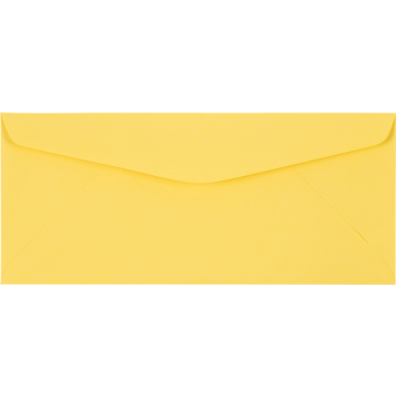 #10 Regular Envelopes (4 1/8 x 9 1/2) - Pastel Canary Yellow 24lb