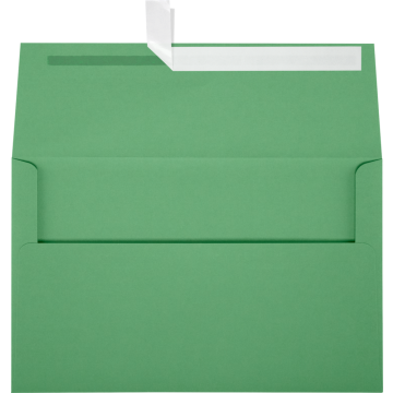 A10 Invitation Envelopes (6 x 9 1/2) with Peel & Seal - Holiday Green 32lb