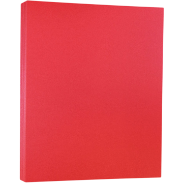 8 1/2 x 11 Stationery Crafting Paper - Jupiter Red Metallic 32lb