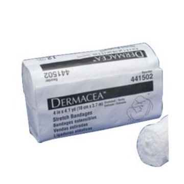 Dermacea Stretch Bandage Non-Sterile by Covidien - Bag - 1-Ply 4 Inch X 4 Yard Roll Shape / Each / Non Sterile