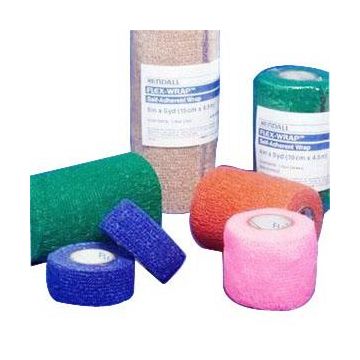 Flex-Wrap Non-Sterile Cohesive Bandage by Covidien - 2 inch x 5 yds, Tan (Special order minimun of 36)