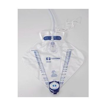 Curity Dover Anti-Reflux Drainage Bag 2,000 mL by Covidien - Case of 20