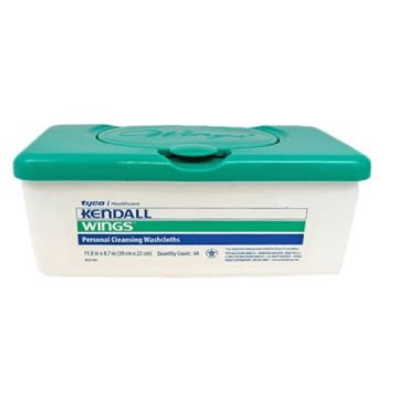 Kendall Wings Adult Wet Wipes 8-7/10" x 11-4/5" by Covidien - Package of 48