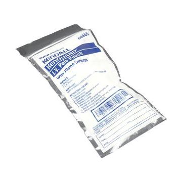 Kangaroo IV Pole Pouch with 60cc Syringe, Transparent by Covidien - Each - Flat-Top Syringe
