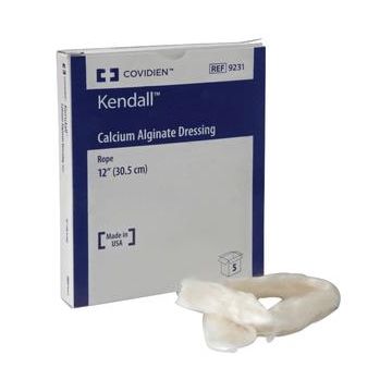 Kendall Curasorb™ Calcium Alginate Dressing 8" x 4" Rectangle - Box of 5