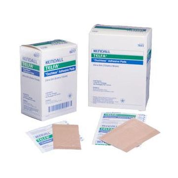 Telfa Ouchless Adhesive Cotton Pad by Covidien Box of 100 - Box of 100 - 2 Inch x 3 Inch