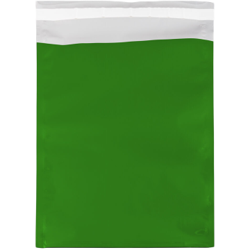 10 x 13 Open End Envelopes with Peel & Seal - Green Foil 32lb