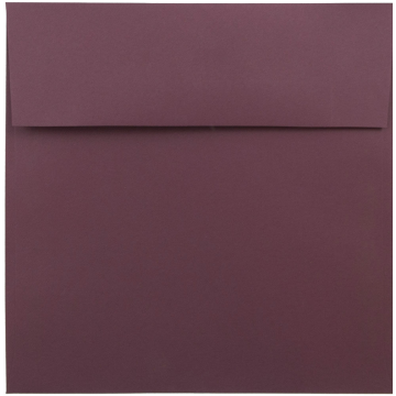 8 1/2 x 8 1/2 Square Envelopes - Burgundy Red 28lb