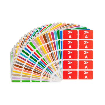 AlphaZ ACCS and ACC Color Coded Alphabetic Labels - Sheets