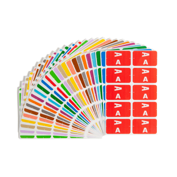 AlphaZ ACCS and ACC Color Coded Alphabetic Labels - Sheets