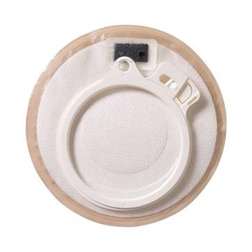 Assura Two-Piece Stoma Cap with Skin Barrier and Filter, 1/2" to 2" by Coloplast - Box of 30