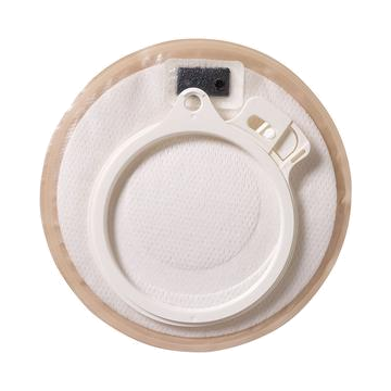 Assura Two-Piece Stoma Cap with Skin Barrier and Filter, 1/2" to 2" by Coloplast - Box of 30