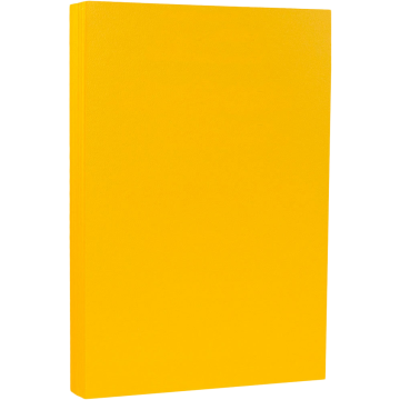 8 1/2 x 14 Cardstock - Sunflower Yellow 100lb