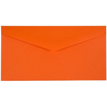 #7 3/4 Monarch Envelopes (3 7/8 x 7 1/2) - Mandarin Orange 24lb