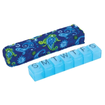 Apex Pill Organizer with Decorative Sleeve, XL