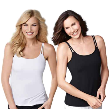 Valletta Camisole Top, 8-24 by Amoena - White