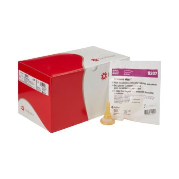 Extended Wear Self-Adhesive Male External Catheter by Hollister - Singles, 26mm-30mm, Medium, Purple