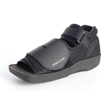Post-Op Shoe ProCare Unisex Black by DJ Orthopedics - Male 3 to 5 Female 4 to 6 / X Small