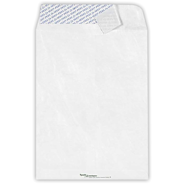 9 x 12 Open End Envelopes with Peel & Seal - White Tyvek 14lb