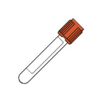 BD Vacutainer® Venous Blood Collection Tube Serum Tube Clot Activator Additive 13 X 100 mm 5 mL Red BD Hemogard™ Closure Plastic Tube