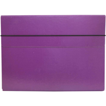 9 1/4 x 12 1/2 x 1/2 Thin Elastic Portfolios - Purple