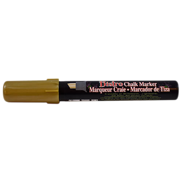 Chisel Tip Chalk Marker - Gold Metallic