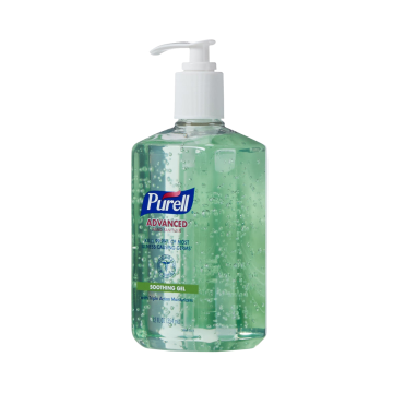 Hand Sanitizer with Aloe Purell® Advanced 12 oz. Ethyl Alcohol Gel Pump Bottle