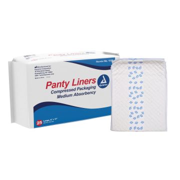 Bladder Control Pad 6 X 17 Inch Moderate Absorbency One Size Fits Most - Box of 25
