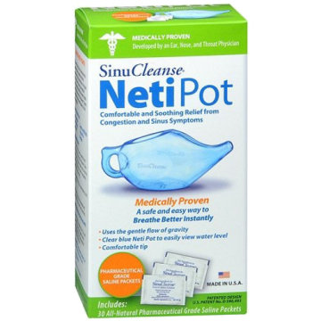 SinuCleanse Neti Pot, Clear Blue by Ascent Consumer Products - Singles
