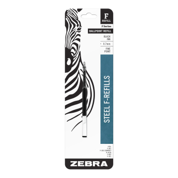 F-Refill - 1 Pack / Black / 0.7mm - Fine Point
