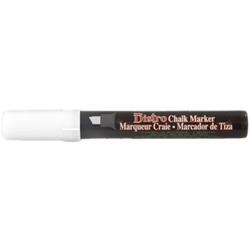 Chisel Tip Chalk Marker - White