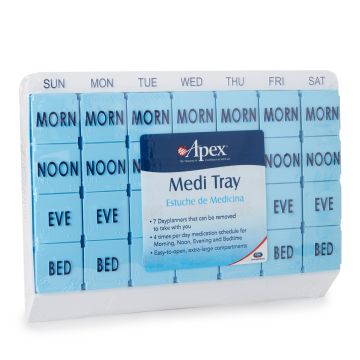Mabis DMI 7 Day Pill Organizer, Large by Briggs Healthcare