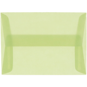 A10 Invitation Envelopes (6 x 9 1/2) - Leaf Green Translucent 30lb