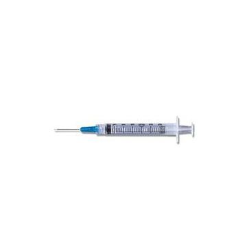 Luer-Lok Syringe with Detachable PrecisionGlide Needle by Becton Dickinson - 18 Gauge / 1-1/2 Inch / 3 mL