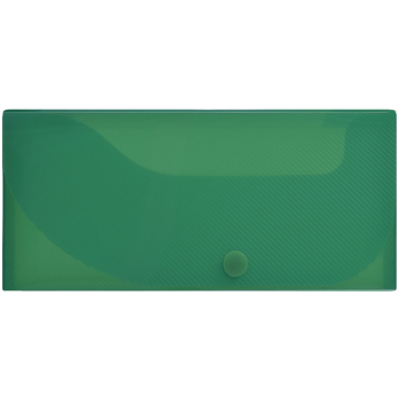 Snap Button Pencil Case - Dark Green