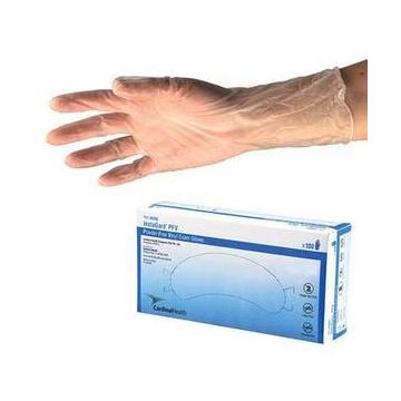 InstaGard Synthetic Vinyl Examination Gloves Large by Cardinal Health - Box of 150