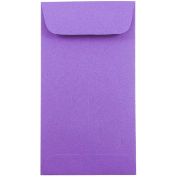 #7 Coin Envelopes (3 1/2 x 6 1/2) - Violet Grape Purple 28lb