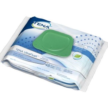 Flushable Personal Wipe TENA ProSkin™ UltraFlush® Soft Pack Scented 48 Count - Pack of 48