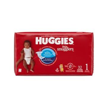 Huggies Little Snugglers Incontinence Diaper, Size 1, for 8 lb to 14 lb Baby, Jumbo Pack, Disney Print