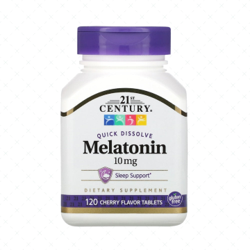 21ST CENTURY Sleep Treatment - Melatonin 10mg, 120 Quick Dissolve Tablets