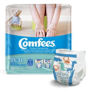 Attends Comfees Boy Training Pants - 2T to 3T / Female / Package (26 Each)