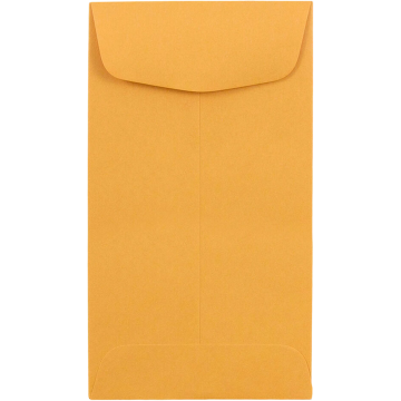 #6 Coin Envelopes (3 3/8 x 6) - Brown Kraft 28lb