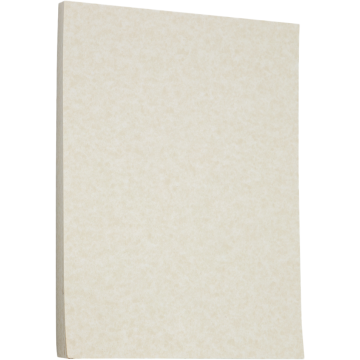 8 1/2 x 11 Parchment Heavyweight Menu Cardstock - Brown 65lb