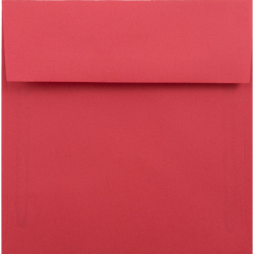 6 x 6 Square Envelopes - Red 24lb